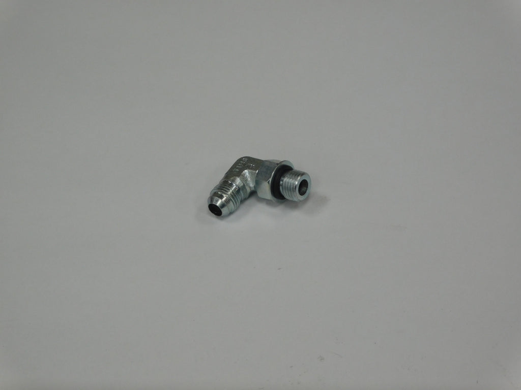 90° Elbow, -06 SAE Male x -06 JIC, Labrie part HYF07400