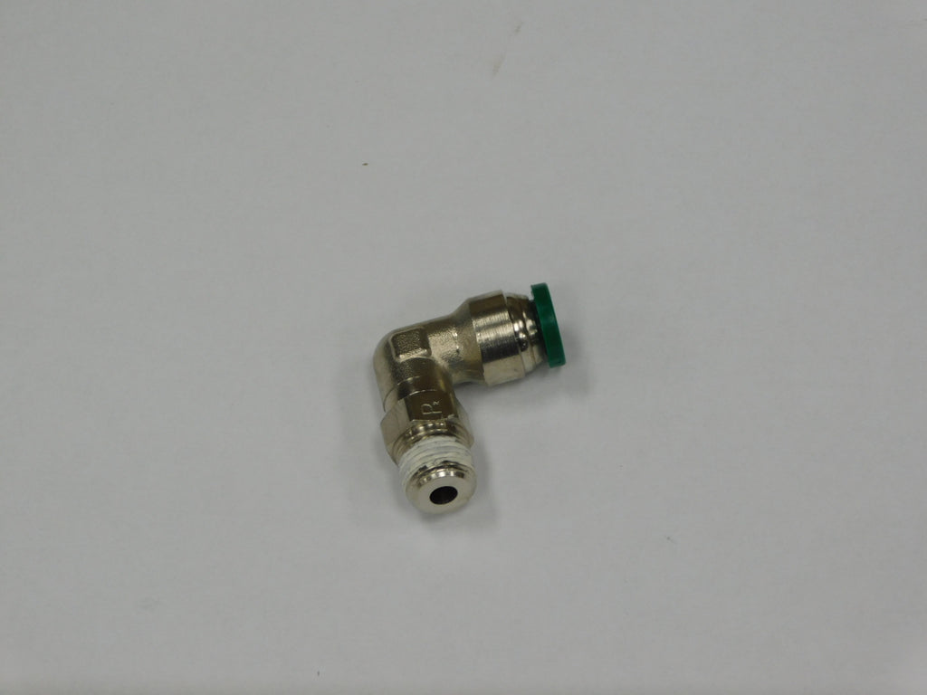 Elbow, 90 Degree, .25" Tube O.D. x .12" NPTM, QC, Labrie part PNF04150