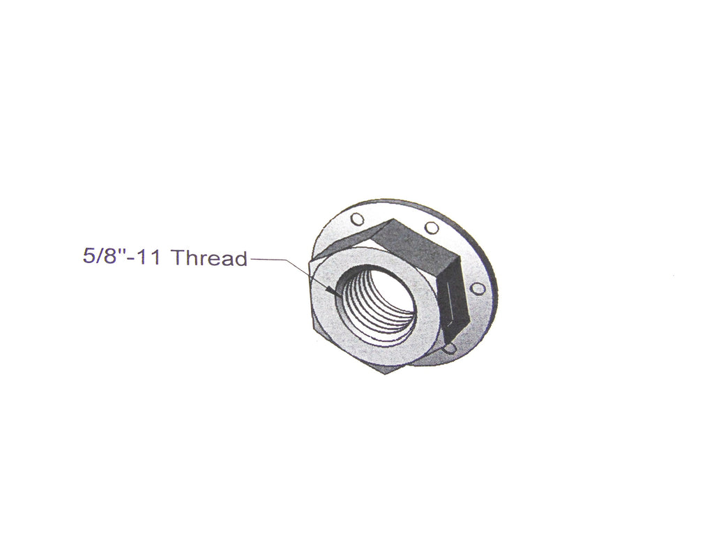 5/8"-11 Lock Nut, Labrie part QUE02405