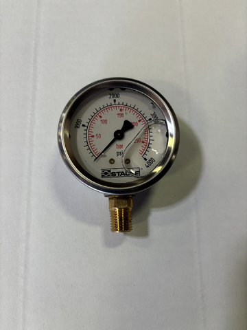 GAUGE, 0 - 4000 PSI (HYJ00910)