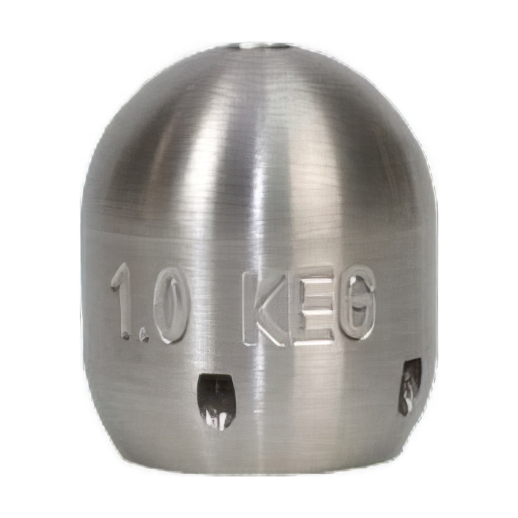 KEG Ball sewer jetter nozzle with rounded edges