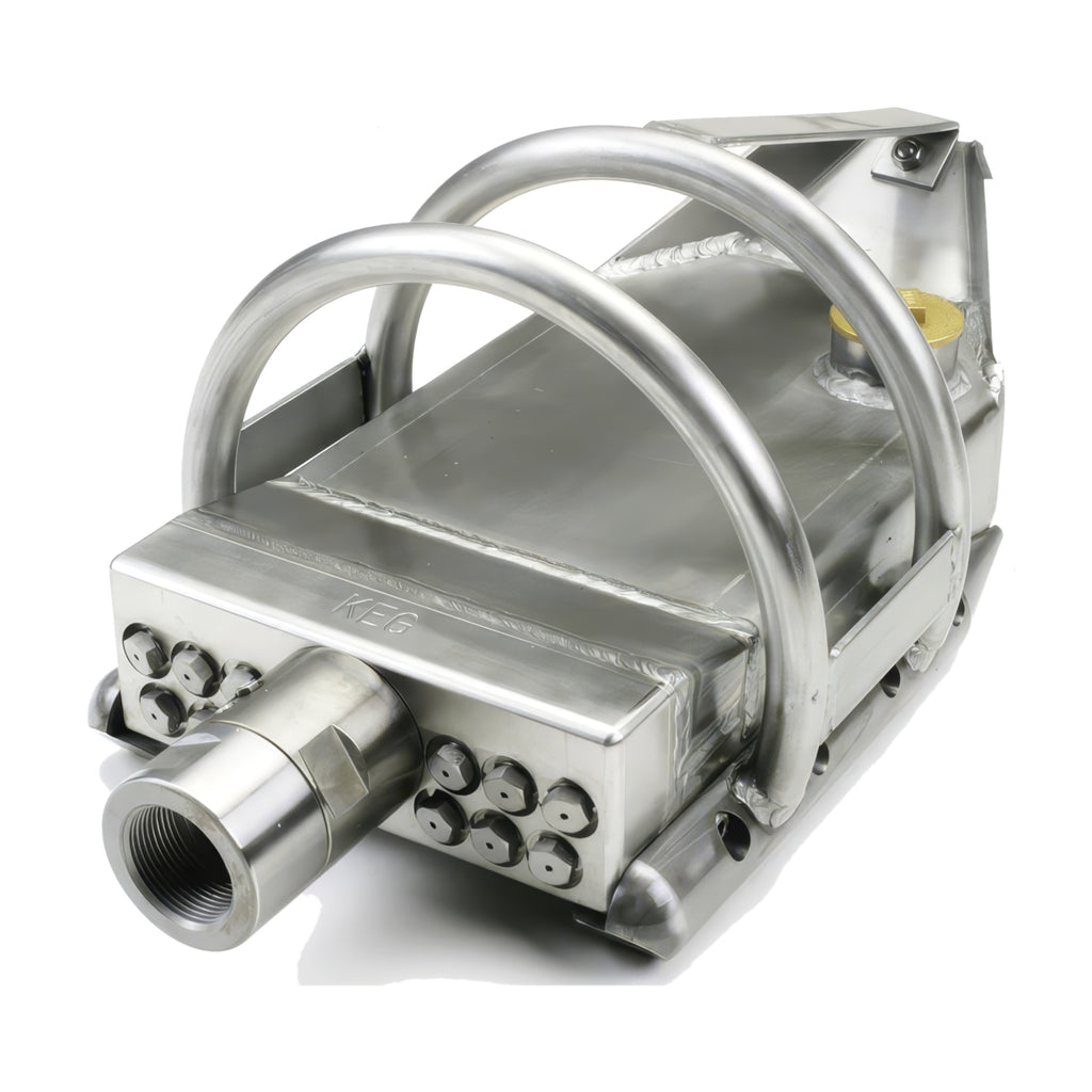 KEG Floor Cleaner sewer jetter nozzle with roll cage