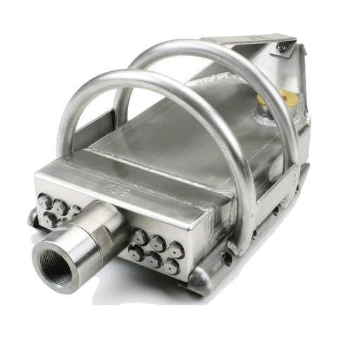 KEG Floor Cleaner sewer jetter nozzle with roll cage