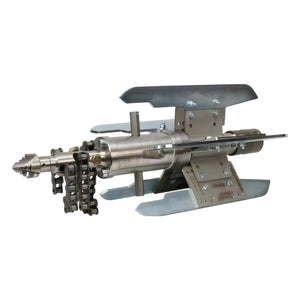 KEG Super Cutter Plus 200 chain cutter with skids and three chains
