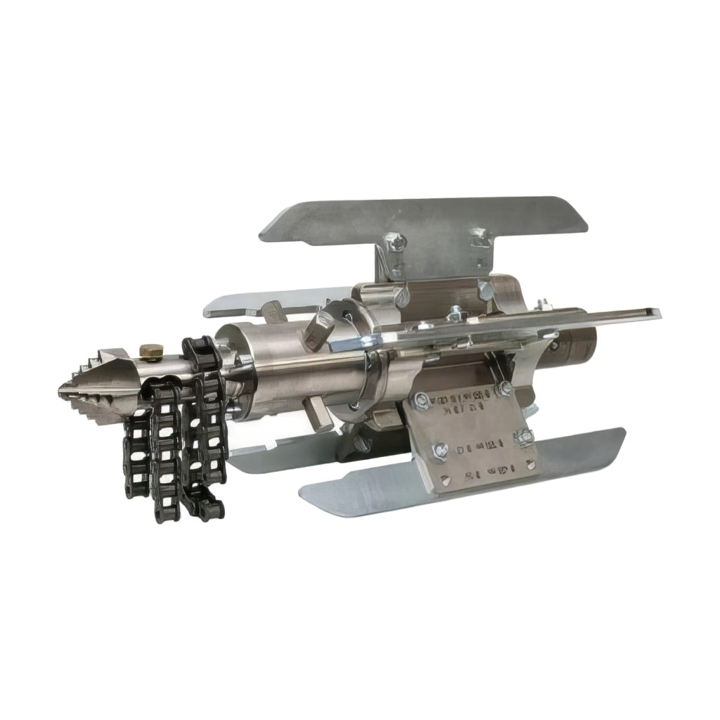 KEG Super Nova 4000 chain cutter with skids and roller chains