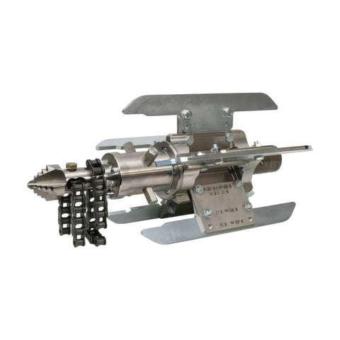 KEG Super Nova 4000 chain cutter with skids and roller chains