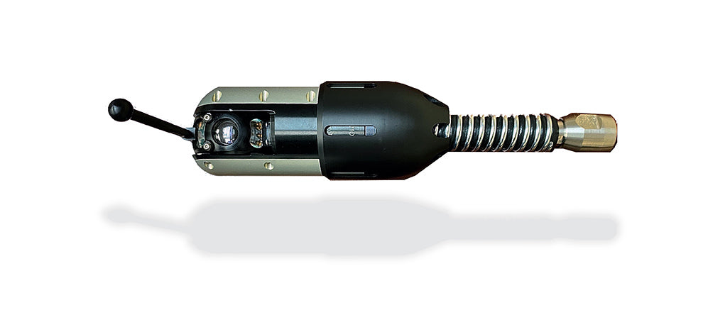 CUES pan and tilt inspection camera head with steering wand
