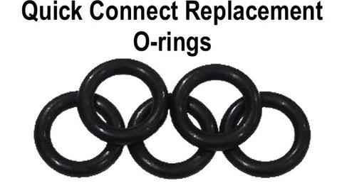 Quick Connect Replacement O-rings - For 1/2" and 3/8" Couplers
