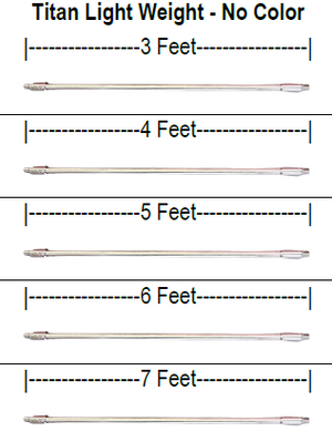 Titan Light Weight Aluminum Lance / Wand No Color (Non-Anodized, 3'-7')