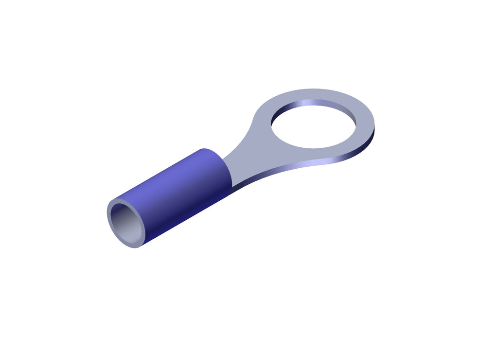 IILLUSTRATIVE IMAGE OF TERMINAL, B4R-38 14 GA INSULATED W/ 3/8" RING