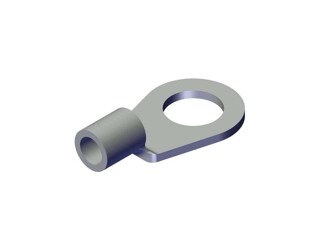IILLUSTRATIVE IMAGE OF TERMINAL, D1R-38 8 GA RING W/ 3/8 RING (100/BAG)