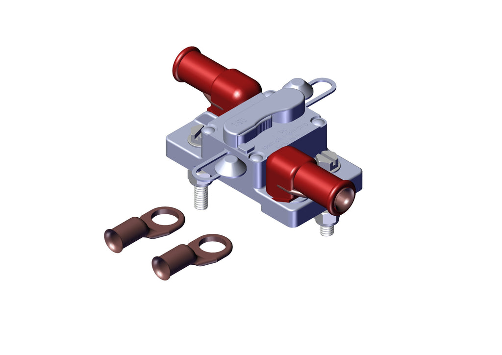 IILLUSTRATIVE IMAGE OF BREAKER, 200AMP MANUAL RESET BREAKER KIT FOR 12V PUMP