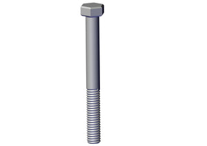 IILLUSTRATIVE IMAGE OF BOLT, 5/16" X 4" HEX HEAD