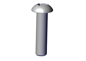 IILLUSTRATIVE IMAGE OF BOLT, 10-24 X 3/4" BUTTON HEAD