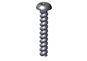 IILLUSTRATIVE IMAGE OF BOLT, 10-24 X 1-1/8" BOSSCREW THREAD TORX BUTTON HEAD CHAMFER POINT