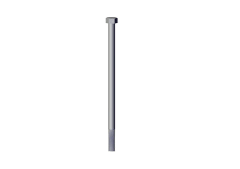 IILLUSTRATIVE IMAGE OF BOLT, 1/2"-13 X 9-1/2" ZINC HEX HEAD