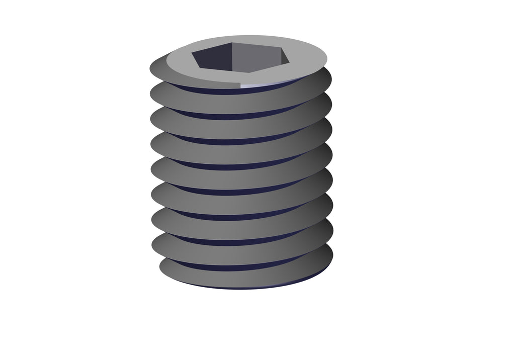 IILLUSTRATIVE IMAGE OF SCREW, 5/8-11 3/4" POLY SET