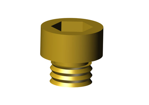 IILLUSTRATIVE IMAGE OF SCREW, DRIVE GEAR SET SCREW GRADE 8 YELLOW ZINC