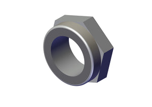 IILLUSTRATIVE IMAGE OF NUT, 5/8" NYLOCK JAMB NUT ZINC