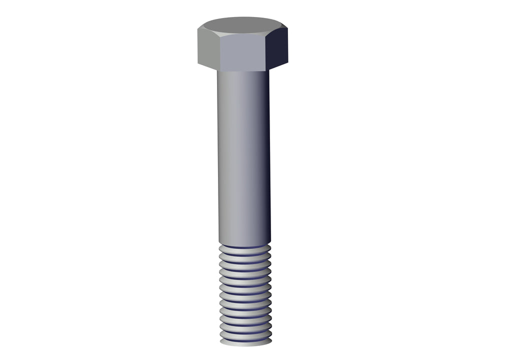 IILLUSTRATIVE IMAGE OF BOLT, 3/4" X 5" HEX HEAD