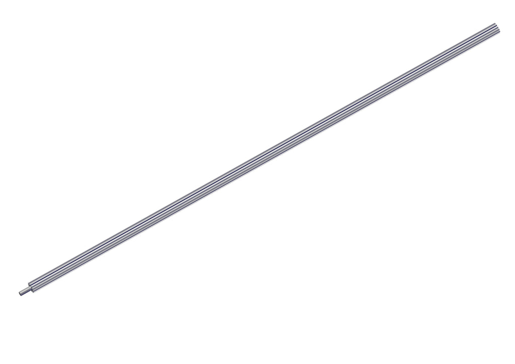 IILLUSTRATIVE IMAGE OF AXLE, 91" PRE-THREADED ALUM TARP W/STUB SHAFT