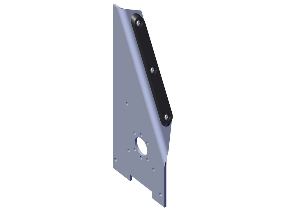 IILLUSTRATIVE IMAGE OF BRACKET, TARP SPOOL HIGH WING WITH BUMPER (PASSENGER SIDE)