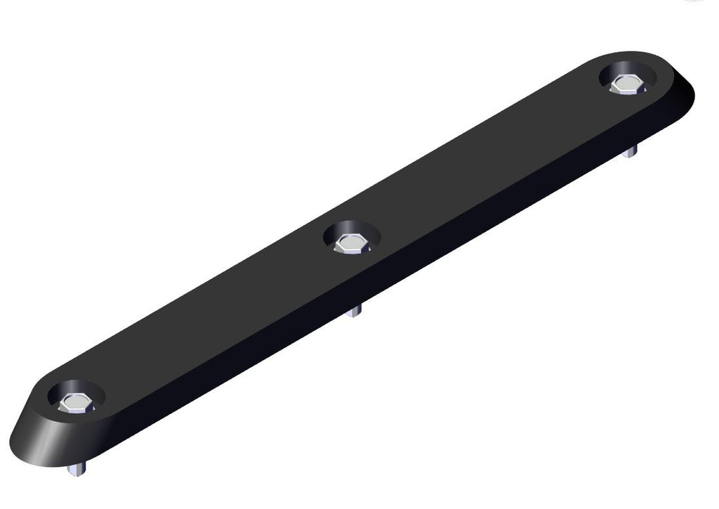 IILLUSTRATIVE IMAGE OF GUARD, 12" PLASTIC RUB (EACH) w/ FASTENERS