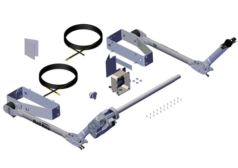 IILLUSTRATIVE IMAGE OF ROLL-RITE 550GTX, DUAL ARM, EXTERNAL PIVOT, RF WIRELESS CONTROLLER-12V