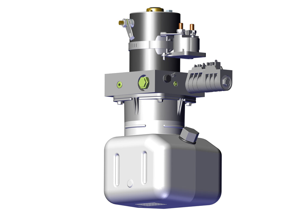 IILLUSTRATIVE IMAGE OF HYDRAULIC POWER UNIT, 12V, 1 VALVE