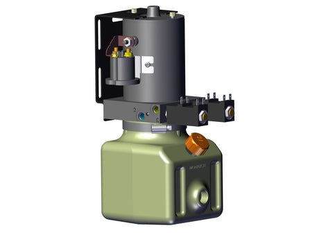 IILLUSTRATIVE IMAGE OF HYDRAULIC POWER UNIT, 12V, 2 VALVE