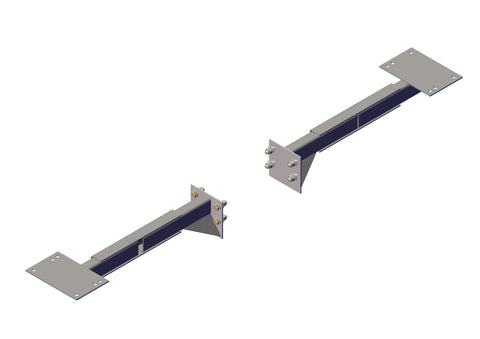 IILLUSTRATIVE IMAGE OF ADJUSTABLE STRAIGHT MOUNT, FOR 6&8 SPRING TOP MOUNT PIVOTS - SET