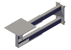 IILLUSTRATIVE IMAGE OF ADJUSTABLE STRAIGHT MOUNT, FOR 12&16 SPRING TOP MOUNT PIVOTS - LHS