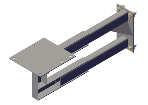 IILLUSTRATIVE IMAGE OF ADJUSTABLE STRAIGHT MOUNT, FOR 12&16 SPRING TOP MOUNT PIVOTS - LHS