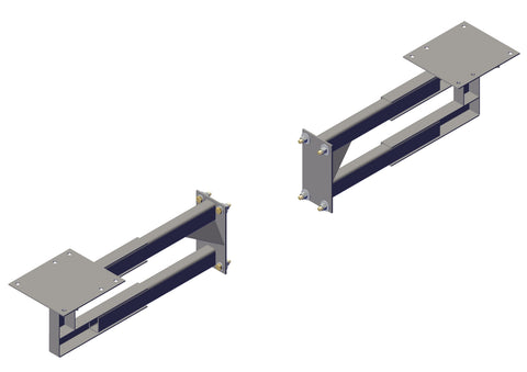 IILLUSTRATIVE IMAGE OF ADJUSTABLE STRAIGHT MOUNT, FOR 12&16 SPRING TOP MOUNT PIVOTS - SET