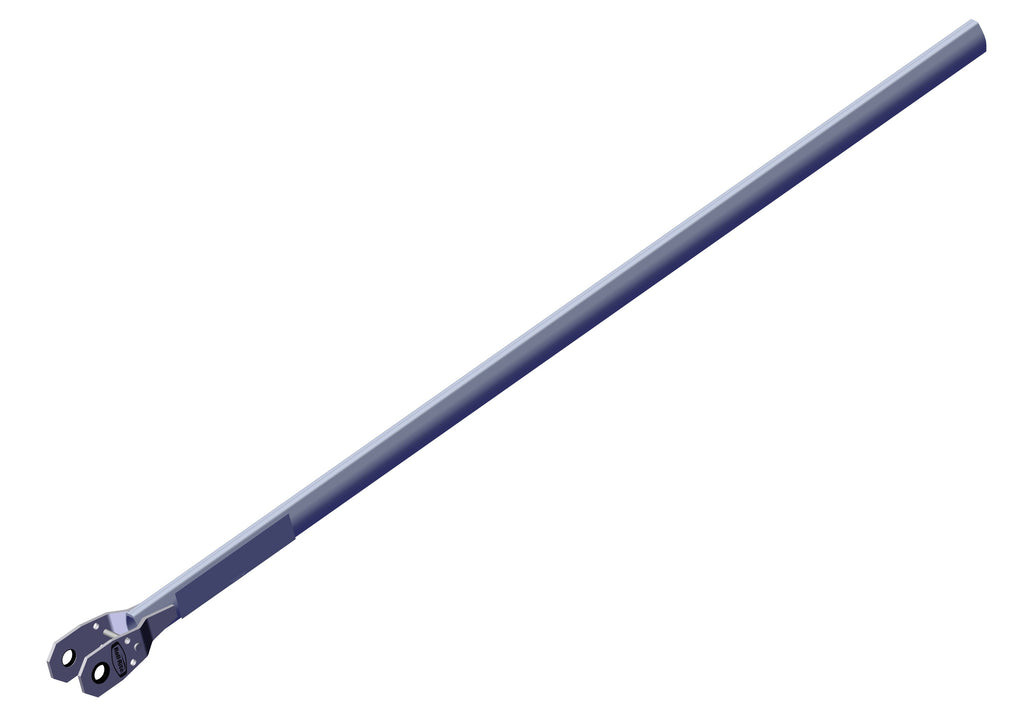 IILLUSTRATIVE IMAGE OF PIVOT TUBE, W/ SIDE PLATES, SET SCREWS FOR 5-SPR EX
