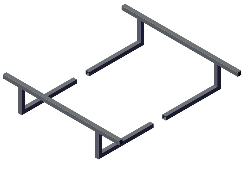 IILLUSTRATIVE IMAGE OF BRACKET, MOUNTING NARROW FOR 3" NARROW PROFILE SLIDING PIVOTS - SET
