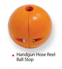 IILLUSTRATIVE IMAGE OF HANDGUN HOSE REEL BALL STOP