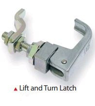IILLUSTRATIVE IMAGE OF LIFT AND TURN LATCH