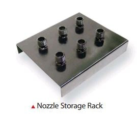 IILLUSTRATIVE IMAGE OF NOZZLE STORAGE RACK