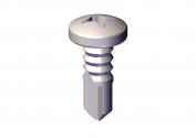 SCREW, 1/4" X 3/4" PAN PHILIPS SELF DRILLING