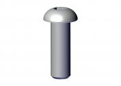 BOLT, 1/2" X 1-1/2" BUTTON HEAD