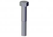 BOLT, 1/2"-13 X 3" ZINC HEX HEAD G5