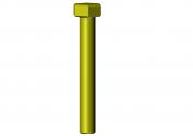 SCREW, 3/8-16 X 2-3/4" YELLOW ZINC GRADE 8