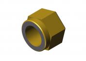 NUT, 5/8"-10 GRADE 8 YELLOW ZINC NYLON INSERT LOCK NUT