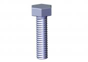 BOLT, 1/4" X 1" HEX HEAD BOLT