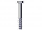 SCREW, 1/4"-20 X 2" HEX CAP GRADE 5 ZINC