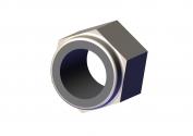 NUT, 3/8"-24 FINE THREAD NYLOK ZINC