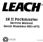 Manuals - Leach - 2R-II - Maintenance - P1