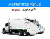 Manuals - Leach - Alpha-III - Maintenance